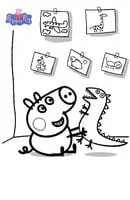 Peppa Pig kleurplaat 13